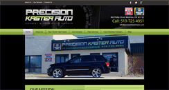 Desktop Screenshot of precisionkasterauto.com